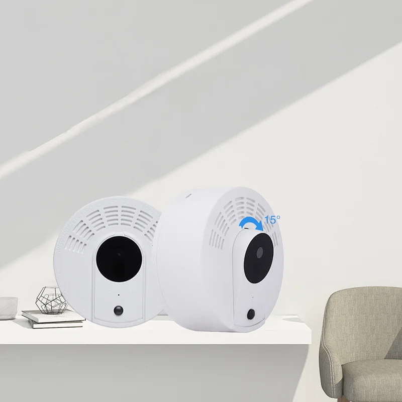 Smoke Detector WiFi Camera Nanny Camera Night Vision