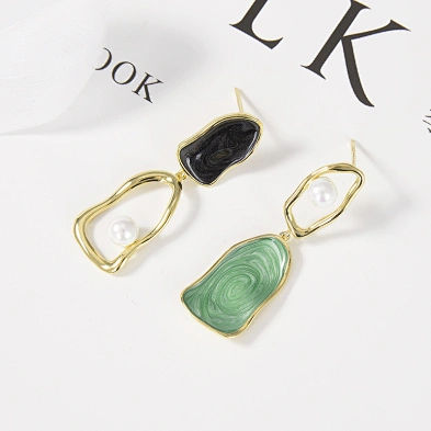 sterling silver thread earrings