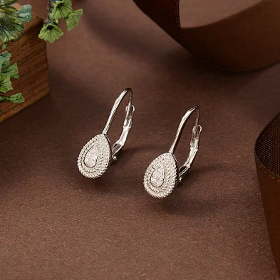 aquamarine earrings silver