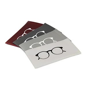 New Design Eyeglass Pouch Leather Spring Glasses Bag