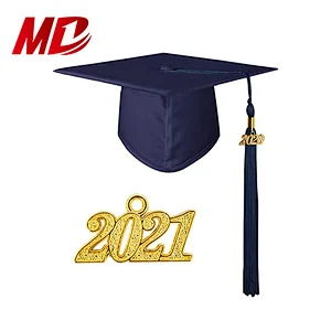 Wholesale Factory In Stock Navy Graduation Gown and Tassel
