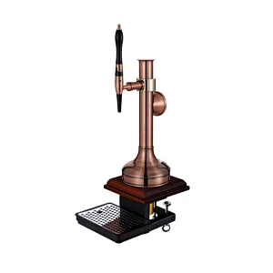 TALOS Mash Tun Tap Tower Red Bronze LED 1-way Dispensing Tower Draft Beer Tower