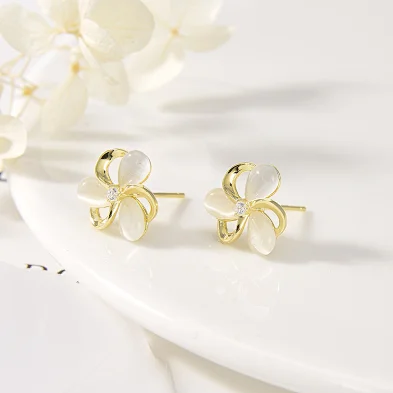 wing earrings silver