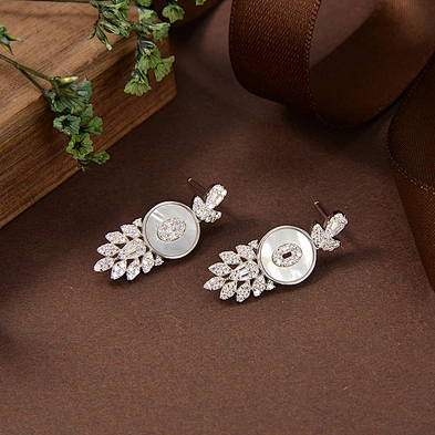 sterling silver onyx stud earrings