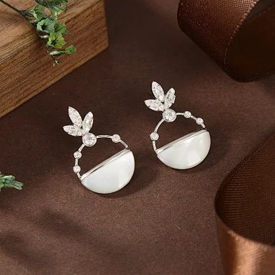 sterling silver twist hoop earrings