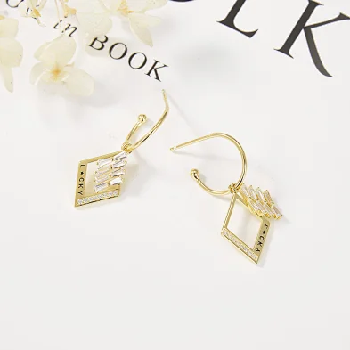 silver hook earrings