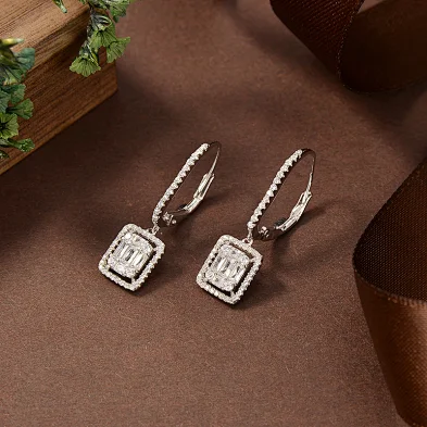 vintage sterling silver hoop earrings