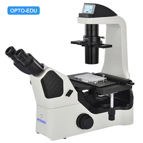 Inverted Biological Phase Contrast Microscope, Info LCD