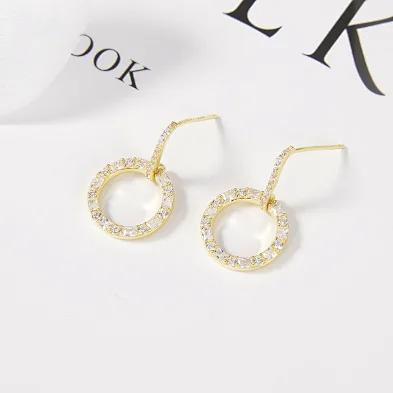 silver ball earrings large
