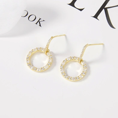 silver ball earrings large