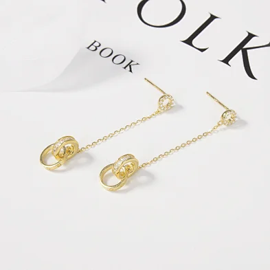 lab-created sapphire sterling silver earrings