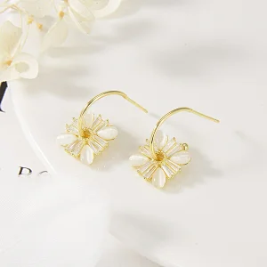 mens sterling silver earrings hoop