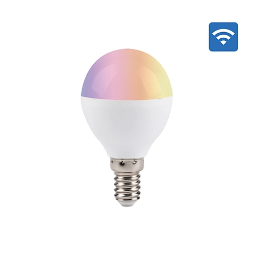 WiFI control LED smart bulb 5W P45 E14