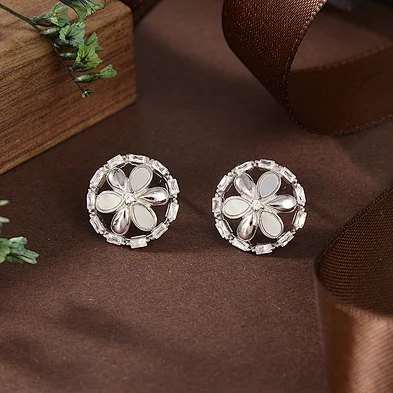 unique sterling silver hoop earrings