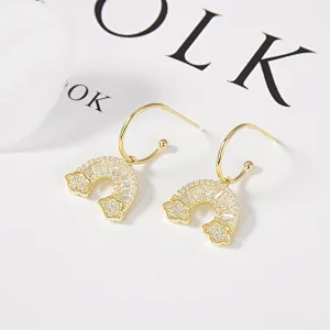 topaz earrings silver