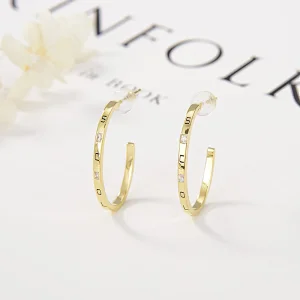 crystal silver earrings