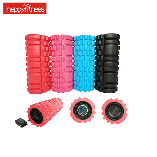 Vibrating massage foam roller