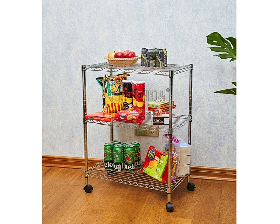 chrome wire shelf