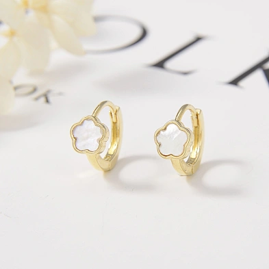 pull through earrings silver