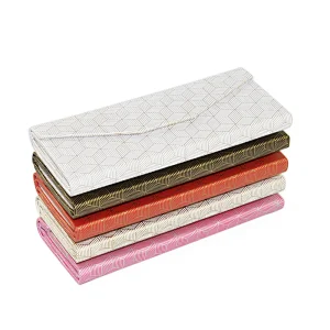 Custom PU Leather Fold Up Glasses Case