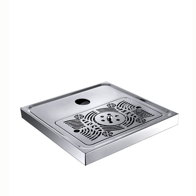 Talos Bar Equipment Stainless Steel Drip Tray with Glass Rinser