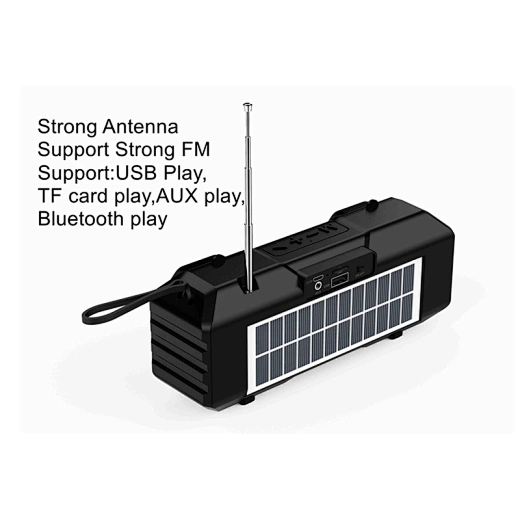 Solar bluetooth speaker
