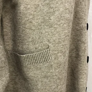 58%Viscose 32%nylon 10%polyester anti pill cardigan sweater plus size pocket knitwear from China