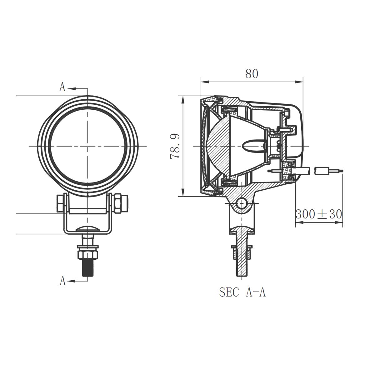 15W Arrow LED Forklift Safety Light