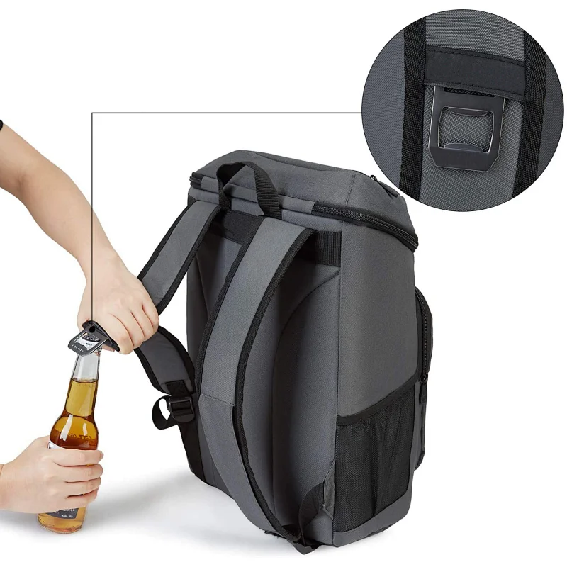 Navo Collapsible Cooler Bag 48-Can Insulated Leakproof Soft Cooler Portable Double Decker Cooler Tote for Beach/Picnic/Sports, Black,cooler bag,yeti backpack cooler