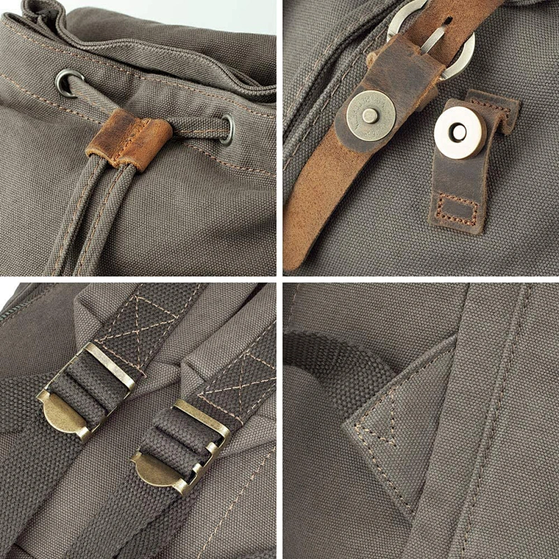Navo Mountaineering Canvas Backpack,mountaineering backpack,hyperlite backpack,canvas backpack,canvas rucksack,waxed canvas backpack
