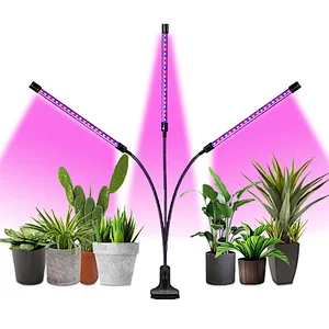Hot Sell Full Spectrum Plant Growth Light Timing Adjustable Big shell controller Three strips plant 30w Plant Growth Light