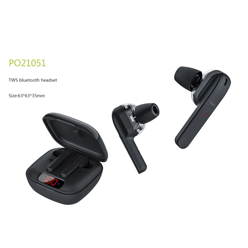 2021 New Style Wireless Headphones Stereo TWS Blue Headset