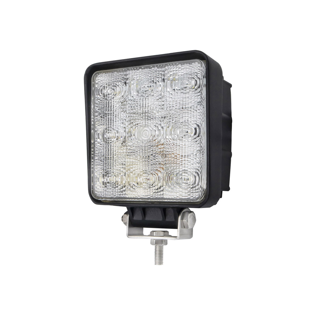 27W Square LED Road Work Lights For Trucks & Agricultural Machinery IP68