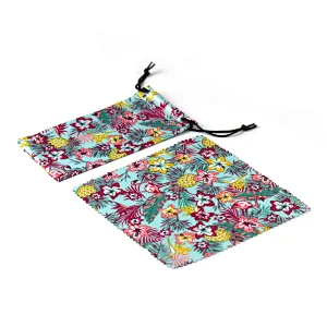 Hot Transfer Printing Microfiber Sunglass Bag