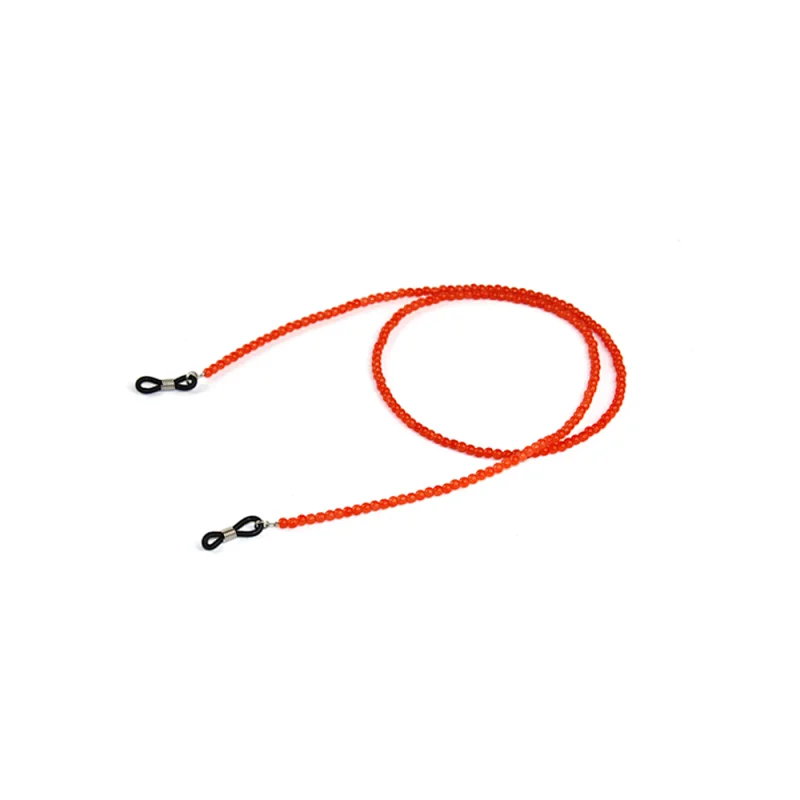 Custom eyeglass Cord green plastic beads neck strap