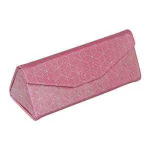 Handmade Leather Folding Eyeglass Case