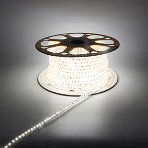 AC230V 50M Packed of Mini LED Strip 120LED/M 800LM IP65 CE Certs Flexible Linear Lighting Strip