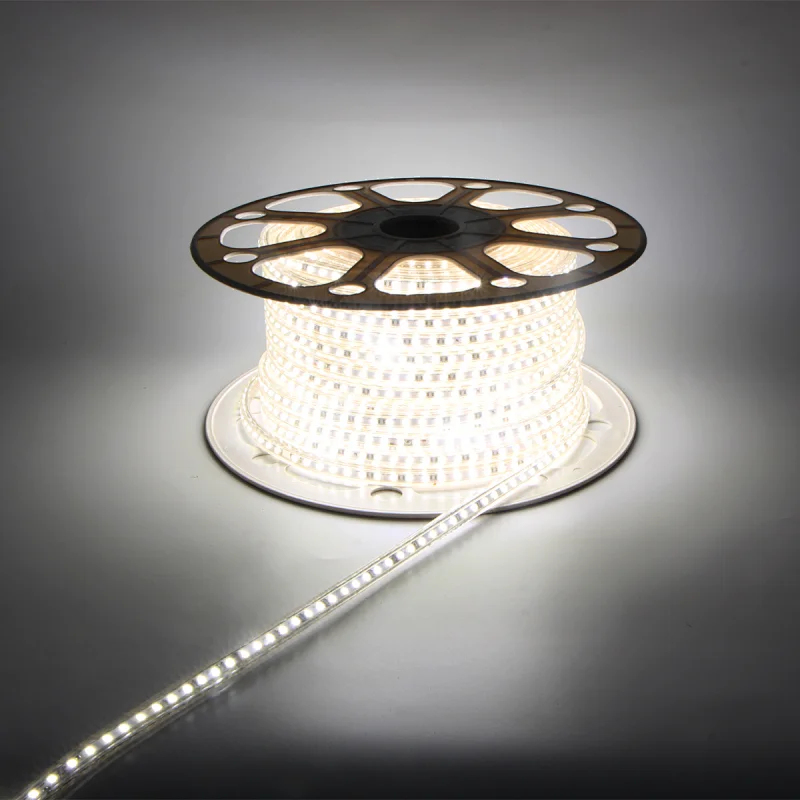 AC230V 50M Packed of Mini LED Strip 120LED/M 800LM IP65 CE Certs Flexible Linear Lighting Strip