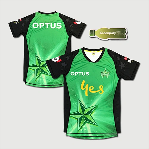 New Arrivals Green Recycle Material Rugby Wear Custom Rugby Jersey