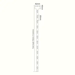 plastic hanging display clip strips for sale