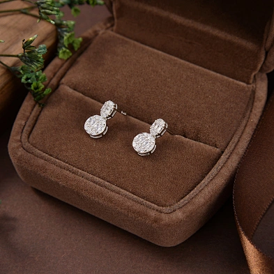 sterling silver fish earrings