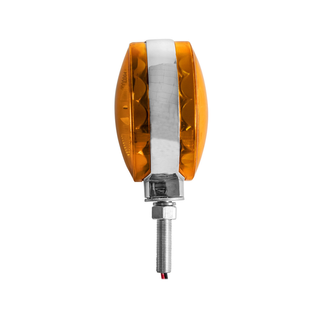 48W Double Sided Round LED Turn Signals,  Agricultural Warning Light