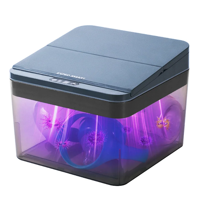 Intelligent and inductive disinfection storage box