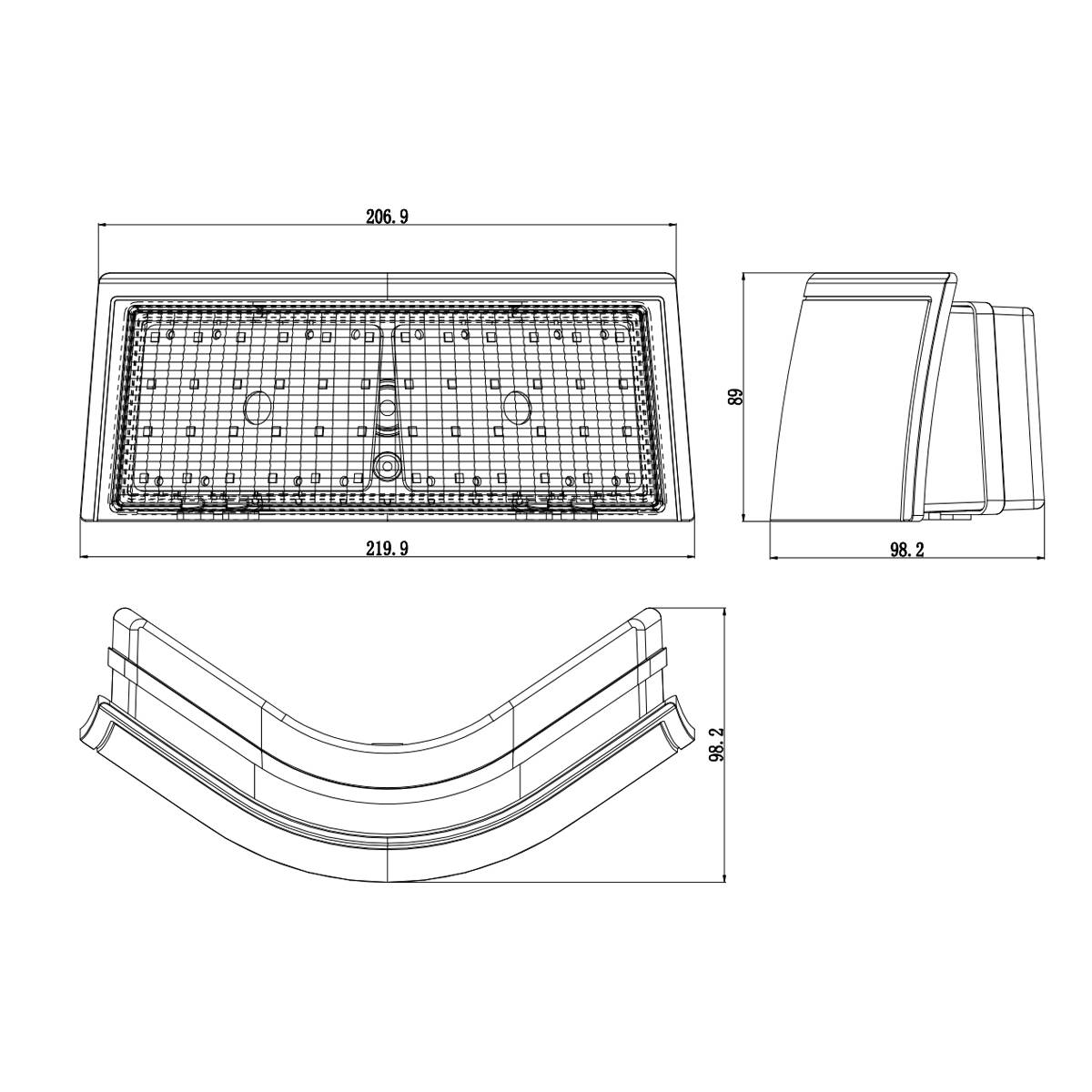 48W LED Turn Signal Light