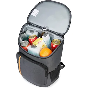Navo Collapsible Cooler Bag 48-Can Insulated Leakproof Soft Cooler Portable Double Decker Cooler Tote for Beach/Picnic/Sports, Black,cooler bag,yeti backpack cooler