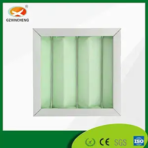 Synthetic Fiber Pleated Panel Primary Efficiency G4 Air Filter. Original Supplier of Filter from China---Guangzhou Xincheng New Materials Co., Limited.