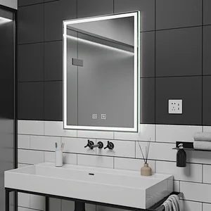 Bathroom Dimmable LED Bathroom Mirror With Even Light Distribution Touch Sensor HC2016