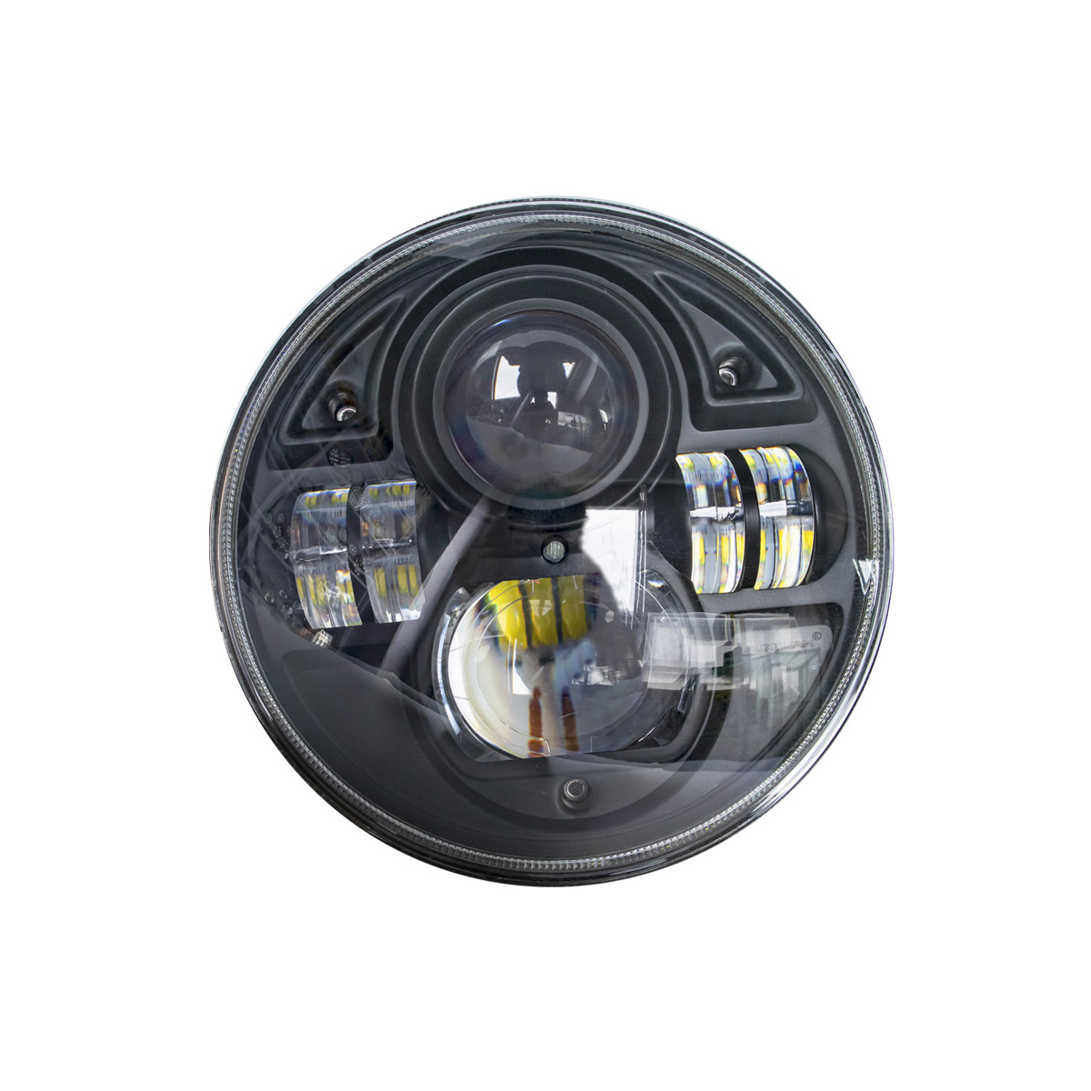 Round Shape 73W  Motorcycle LED Headlight
