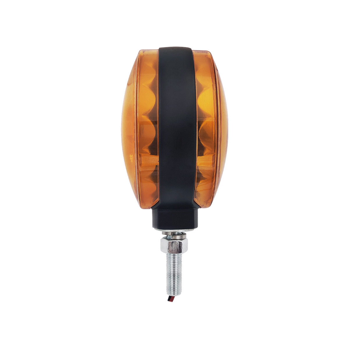 48W Double Sided Round LED Turn Signals,  Agricultural Warning Light