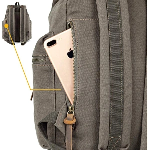 Navo Mountaineering Canvas Backpack,mountaineering backpack,hyperlite backpack,canvas backpack,canvas rucksack,waxed canvas backpack